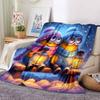 1Pc Winter Minions Friendship Blanket Soft And Comfortable Casual Warm Camping Travel Christmas Halloween Gift M91752