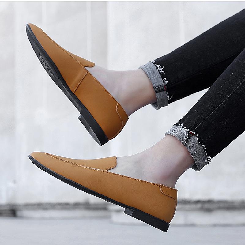 Comfortable Slip-On Casual Shoes High Quality New Men's Loafers Lightweight Flats Driving Shoes for Men Non-Slip Walking Shoes