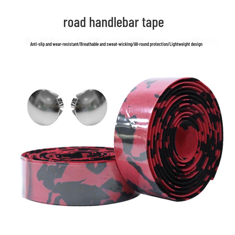 Breathable Non-Slip Camouflage Bicycle Handlebar Tape for Road Bikes