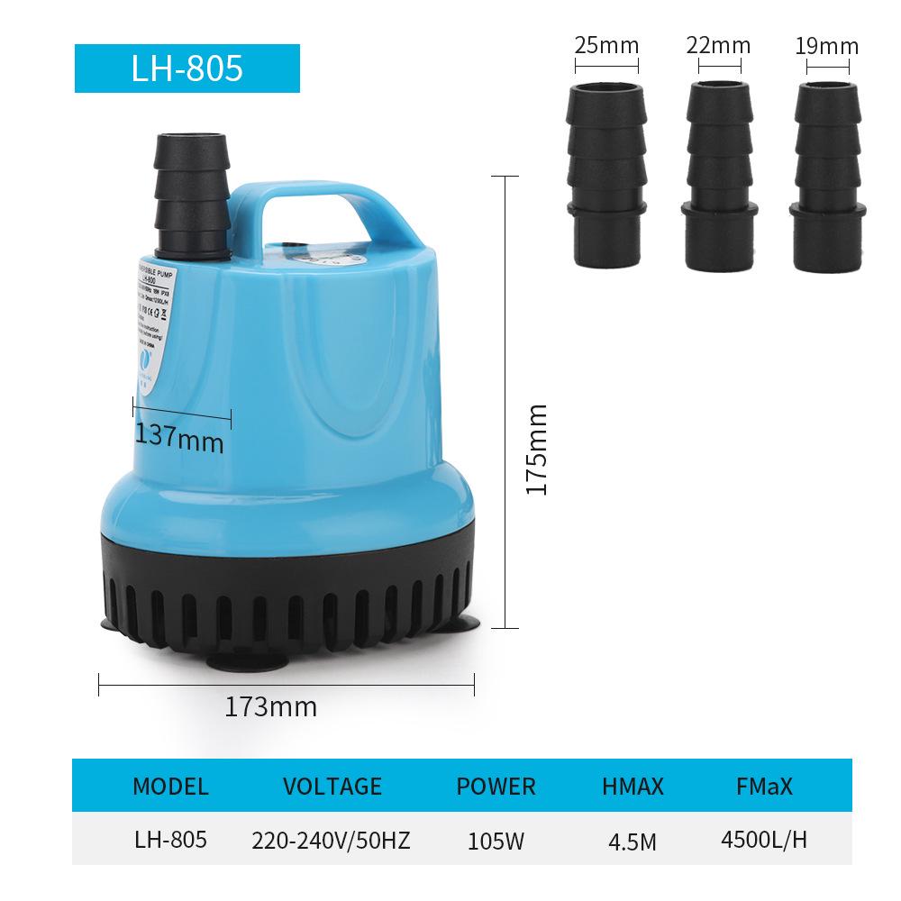 Cross-Border Bottom Suction Aquarium Pump: Submersible Pump for Fish Tank Circulation, Filtration, and Water Changes