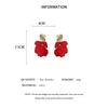 Bohemian Bunte Blumenohrringe Für Damen Mode Blütenblatt-Anhängerohrringe Party Hängeohrringe Schmuck Y2k Accessoires Bijoux