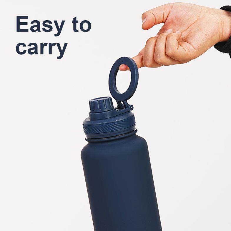 Magnetic Lid Sports Water Bottle