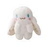 Cute 12cm Plush Bunny Keychain Realistic Rabbit Doll For Bags And Keys In Pink And White