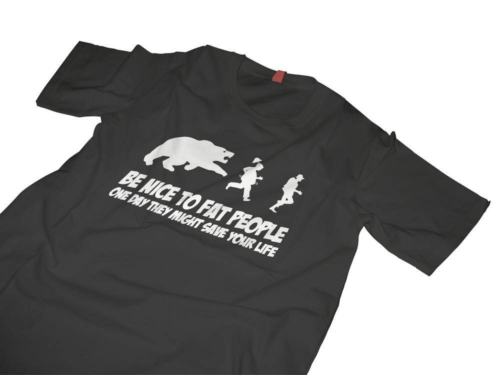 

Будьте добры к толстым людям футболка смешной топ 3XL