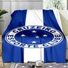 1pz Coperta Morbida in Flanella Stampata Cruzeiro Esporte Clube per Camera da Letto Adulti Soggiorno Divano Campeggio Viaggio Regali per Fan Regali di Natale