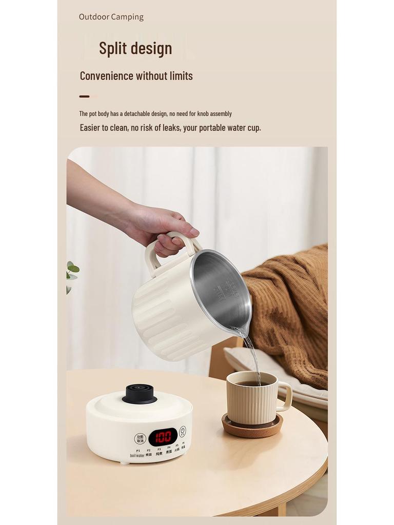 Portable Electric Stainless Steel Folding Travel Kettle for Boiling Water