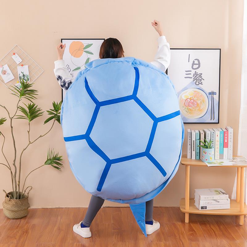 Wearable Turtle Shell Pillow: Doll, Sleeping Bag, Cushion, Birthday Gift