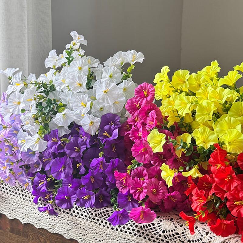 Artificial Morning Glory Flowers (10-Pack)