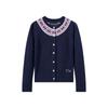 Teenie Weenie Kids' Girls' Fair Isle Knit Cardigan Sweater