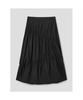 8SECONDS Shirred Long Skirt Black