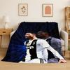 CR11 Goat R-Ronaldo Football Star Flannel Blanket Soft Warm Throw Blanket for Bedroom Living Room Bed Travel Camping Picnic Kid