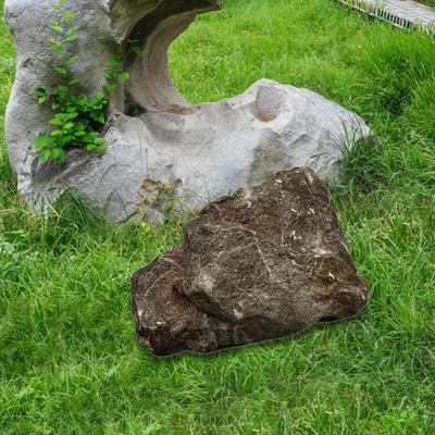 Künstlicher Stein Natürliche Textur Pumpenabdeckung Tragbar Foto-Dekorationen Realistische Landschaftsdekoration