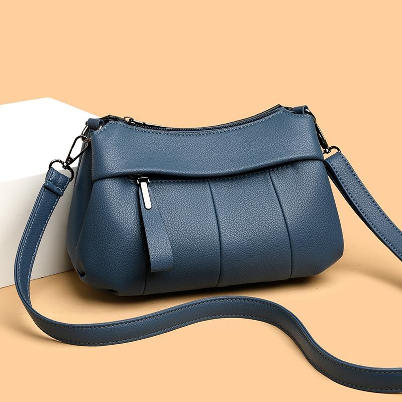 Soft Leather Bag, Mother's Model, Women's Bag, Messenger Bag, Women's New Atmosphere, Spring Women's New Small Bag