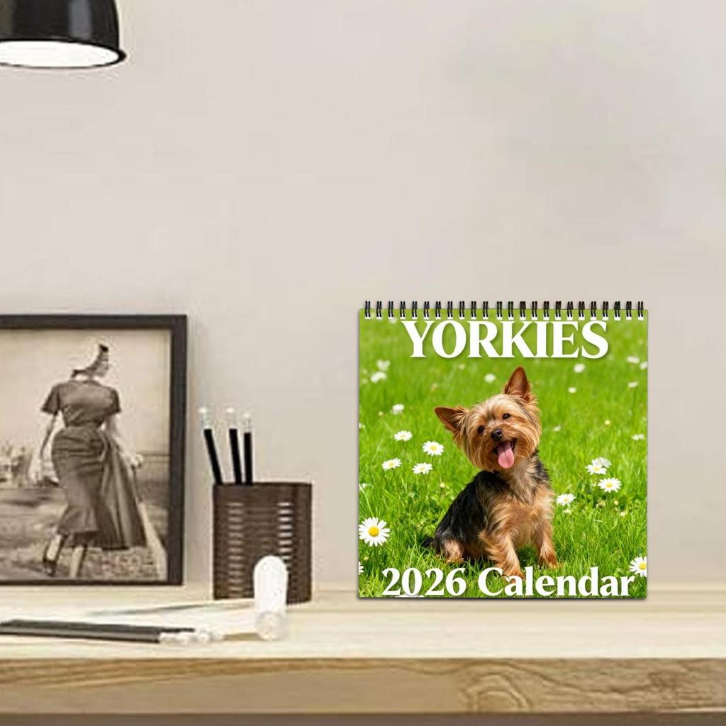 2026 Dog Wall Calendar - 12 Month Animal Art Planner for Home, Office, Classroom - Cute Decor for Living Room, Bedroom, Vacation
