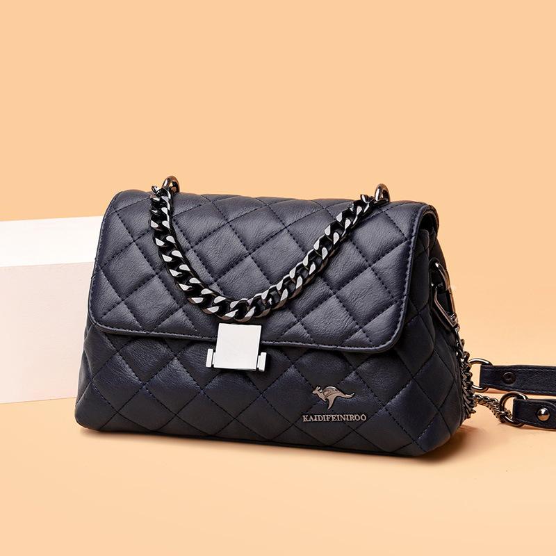 Crossbody Single-shoulder Bag, Fashionable Diamond-shaped Small Square Bag for Women