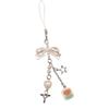 Bow Y2K Phone Chain Phone Charm Mobile Lanyard Trendy Pendant Mobile Phone Strap  Women Girls