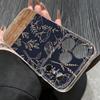 Pink Flower Pattern Clear Phone Case For iPhone 17e 17 16 15 14 13 Pro Max 17 16 Pro 16e 12 11 Transparent Shockproof Soft Cover