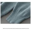 Men's Color Block Wool Pullover - Warm, Thickened Round Neck Knitwear for Autumn/Winter 2025