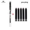 New Jinhao Transparent Colour Business Office Fountain Pen   Student School Stationery Supplies