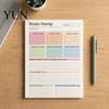 Blocco note strappabile A5 Brain Dump Planner, Giornaliero strappabile con 50 fogli per lista di cose da fare, Carta ispessita per organizzare pensieri e