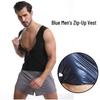Men's Silver-Coated PU Sauna Suit: Body Shaper Sweat-Inducing Tight-Fit Short-Sleeve Vest for Abdomen Control.