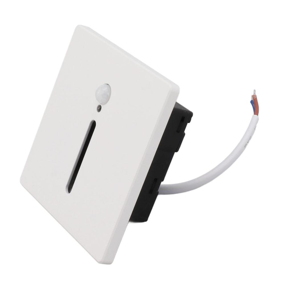 LED Step Light 3W Recessed Motion Seneor Dusk To Dawn Sensor 4000K Stair Light 110‑240V for Indoor