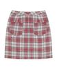 RuNaKi'Hu' Wxsk002 Check Pattern Skirt (Red)