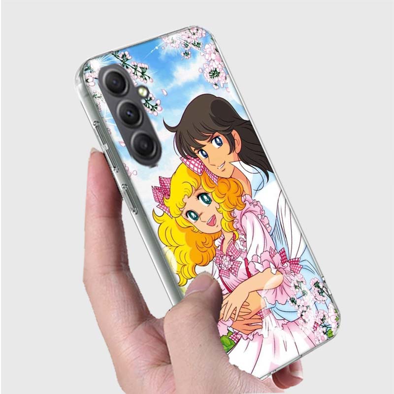 Anime Candy Candy Case For Phone Samsung Galaxy A12 A22 A32 A52 A52S A13 A23 A33 A53 A14 A24 A34 A54 5G A73 A42 A9 A8 A7 A6 Plus
