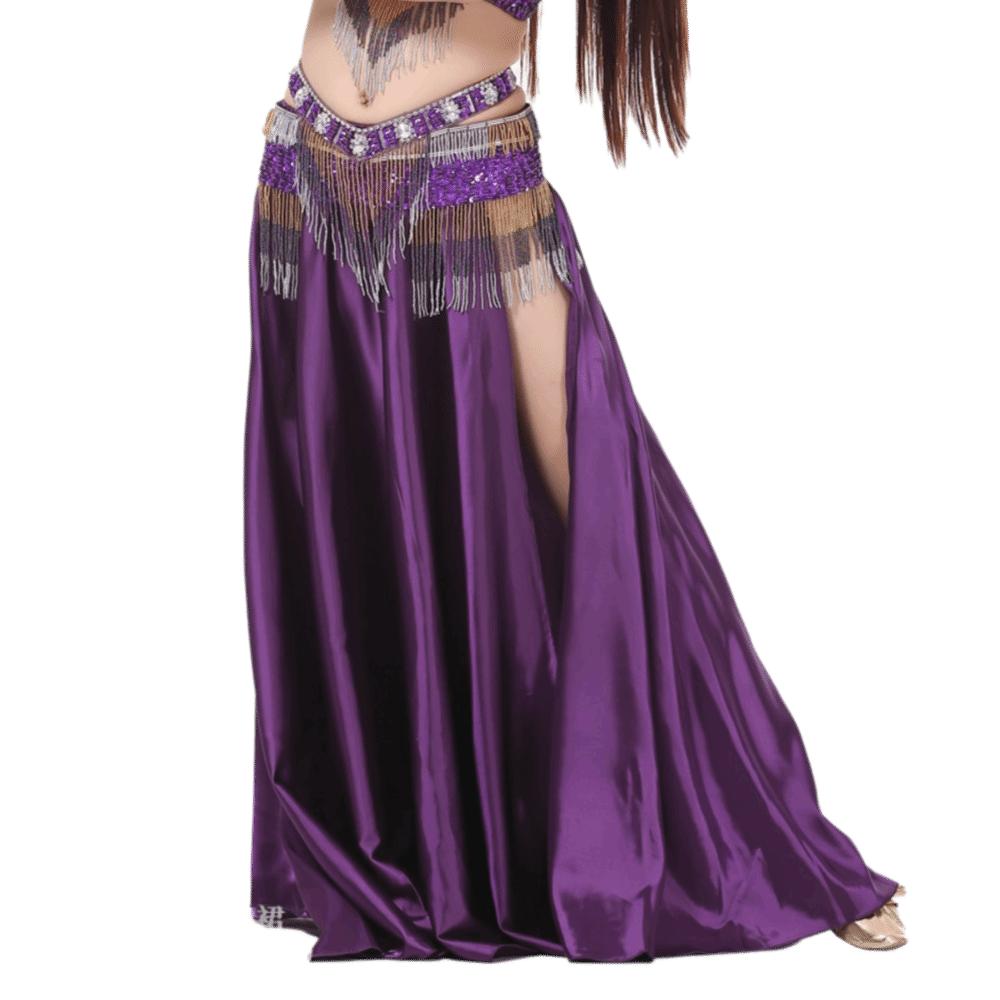 Tassels Dancing Skirt Shining Belly Dance Skirt Fashion Show Costumes Women