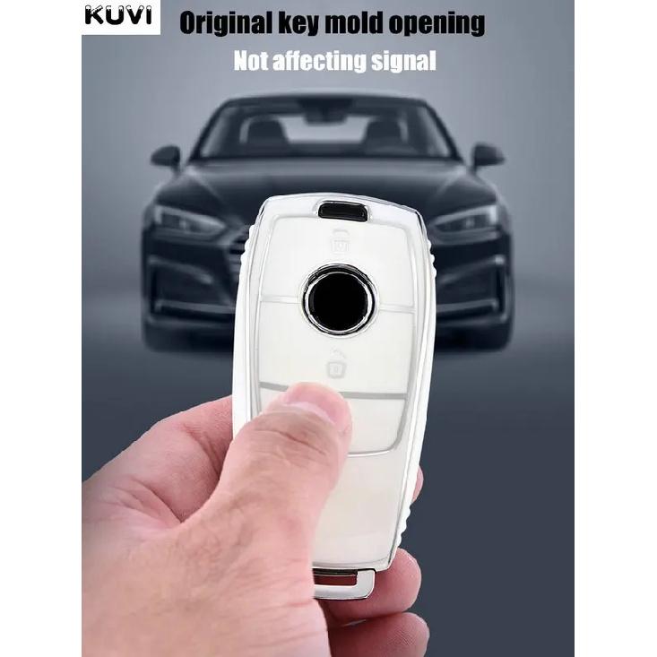 10pcs/lot TPU Car Key Case Cover Shell Fob For Mercedes Benz A C E S G Class GLC CLE CLA GLB GLS W177 W205 W213 W222 X167 AMG