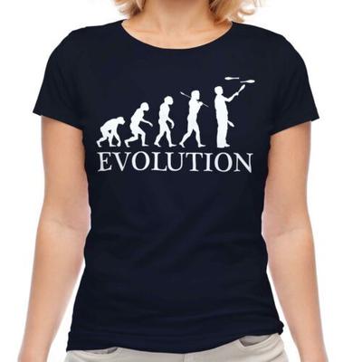 Evolution Von Männern Frauen T-Shirt Geschenk Jonglierbälle Zirkus Clown