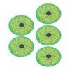5PCS Phone Signal Stickers PCB Green Signal Antenna Booster Stickers for Mountaineering Climbing
