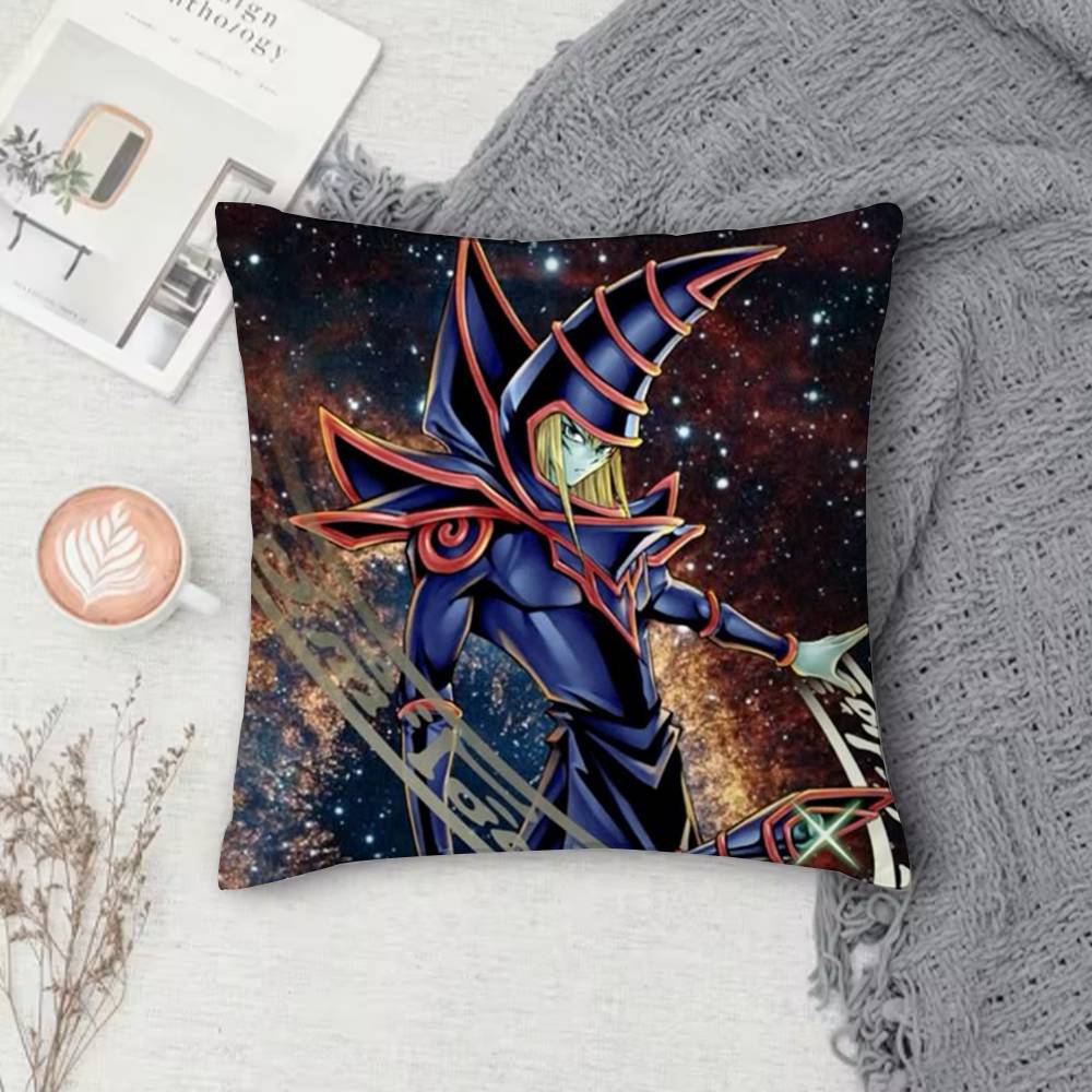 Yu-Gi-Oh Double-Sided Printed Square Decorative Cushion Cover For Sofa Living Room Home Decor