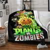 Plants Vs. Zombies Blanket Durable Comfort Great for Picnics Livingroom Bed All-Season Use Modern Style Gifts For Family Or Friends