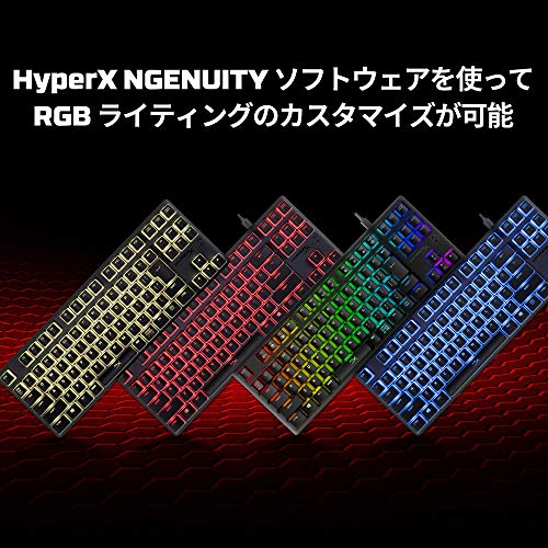 HyperX Alloy Origins Core RGB Mechanical Gaming Keyboard with Japanese Layout, Tenkeyless, HyperX Switches, and a 2-Year Manufacturer's Warranty (HX-K