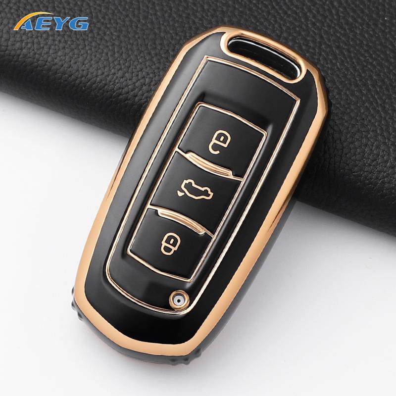 Tpu Car Key Case Cover For Geely Emgrand 7 Gx3 Atlas Gs Nl3 Gili Emgrand 7 Ex7 Gt Gc9 Protected Shell Fob Accessories