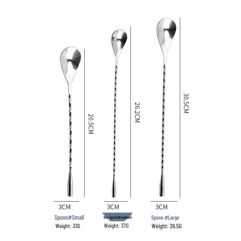 OLOEY Stainless Steel Cocktail Bar Spoon