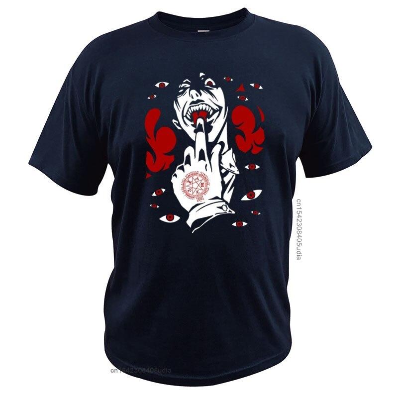 Alucard T Shirt Hellsing Mashup Manga Series Great Design High Quality Digital Print Casual Summer T-Shirt