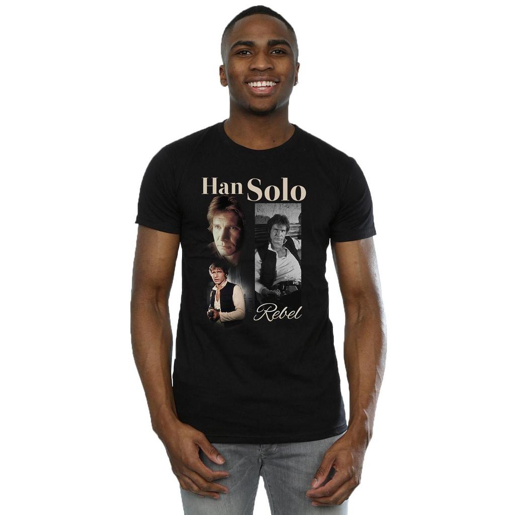 Star Wars Mens Han Solo 90s Style T-Shirt