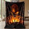 Soft Flannel Blanket Lightweight Cozy Bedroom Living Room CoverAlien Xenomorph