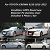 For TOYOTA CROWN S210 2015-2024 Window Visor Accessories Deflectors Visors Rain Guard Door Visor Vent Shades Ventvisor