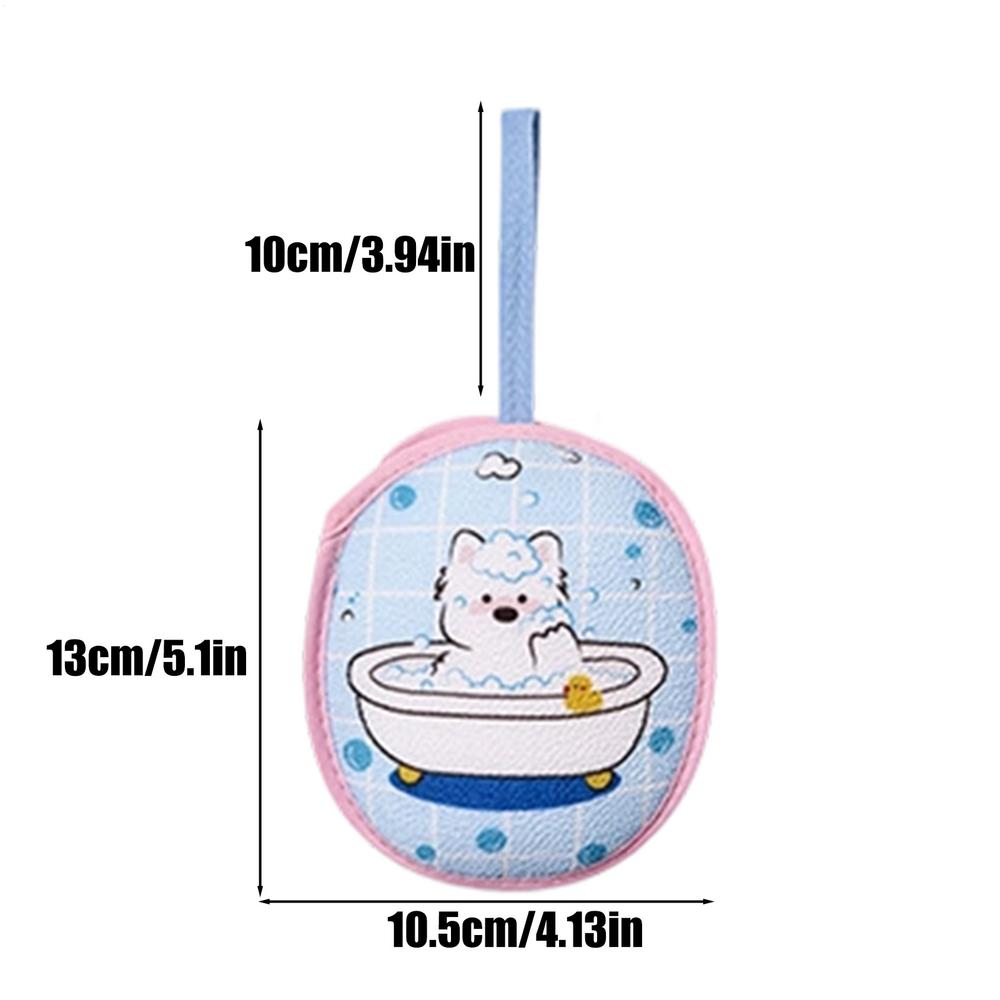 

Soap Foaming Net Mesh Pouch with Lanyard Fast Foaming Shower Travel Holder Net Bath Flower Scrubbing Bathroom Accessories синий