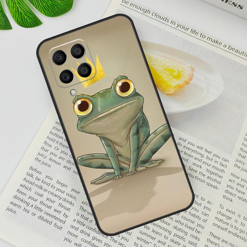Aesthetic Frog Case For Samsung Galaxy M13 M11 M12 M14 M15 M06 M16 M36 M56 M31 M53 M32 M52 M35 M55 M34 M54 Samsung M20