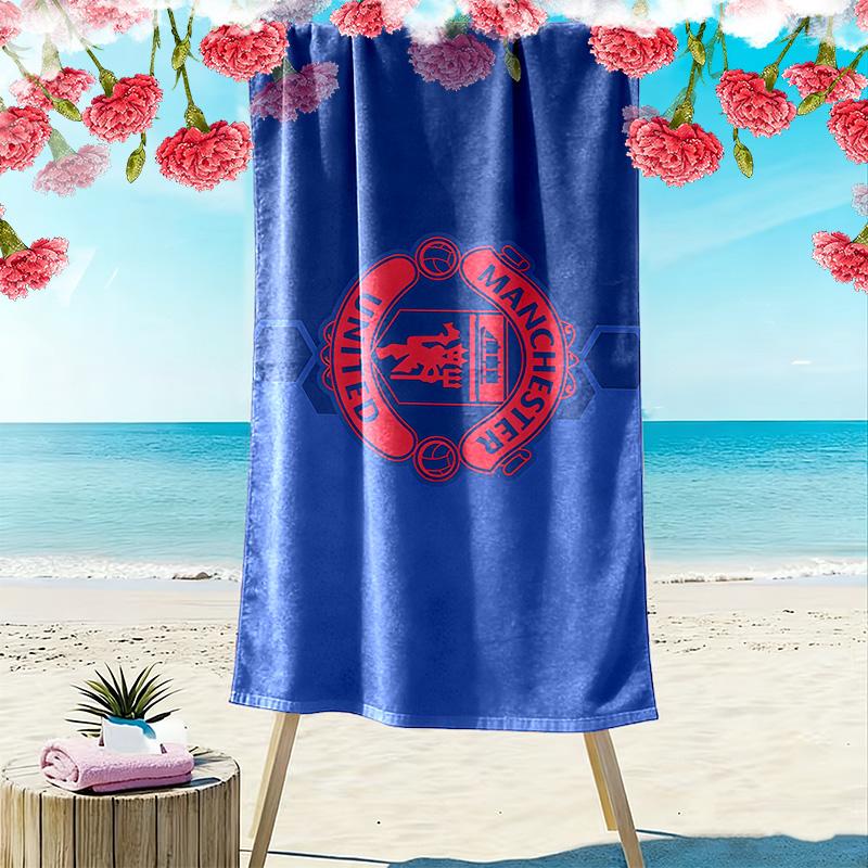 Man United2 Print Beach Towel, Large Soft Quick Dry Towel for Beach Camping Swimming