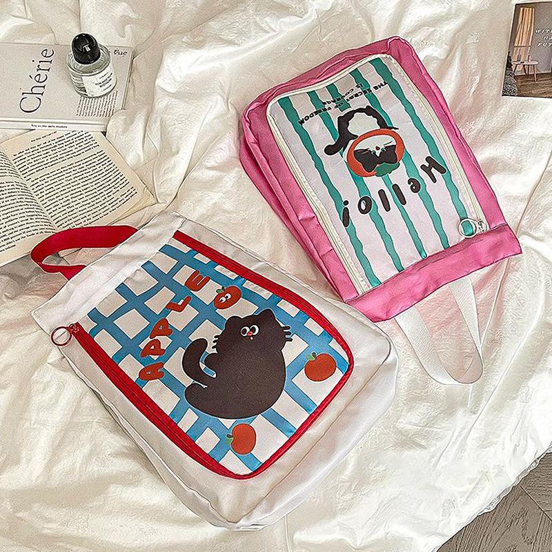 Portable Double Layer Travel Shoe Bag Separate Storage Waterproof Shoe Storage Bag Handheld Thickened Dustproof Shoe Bag