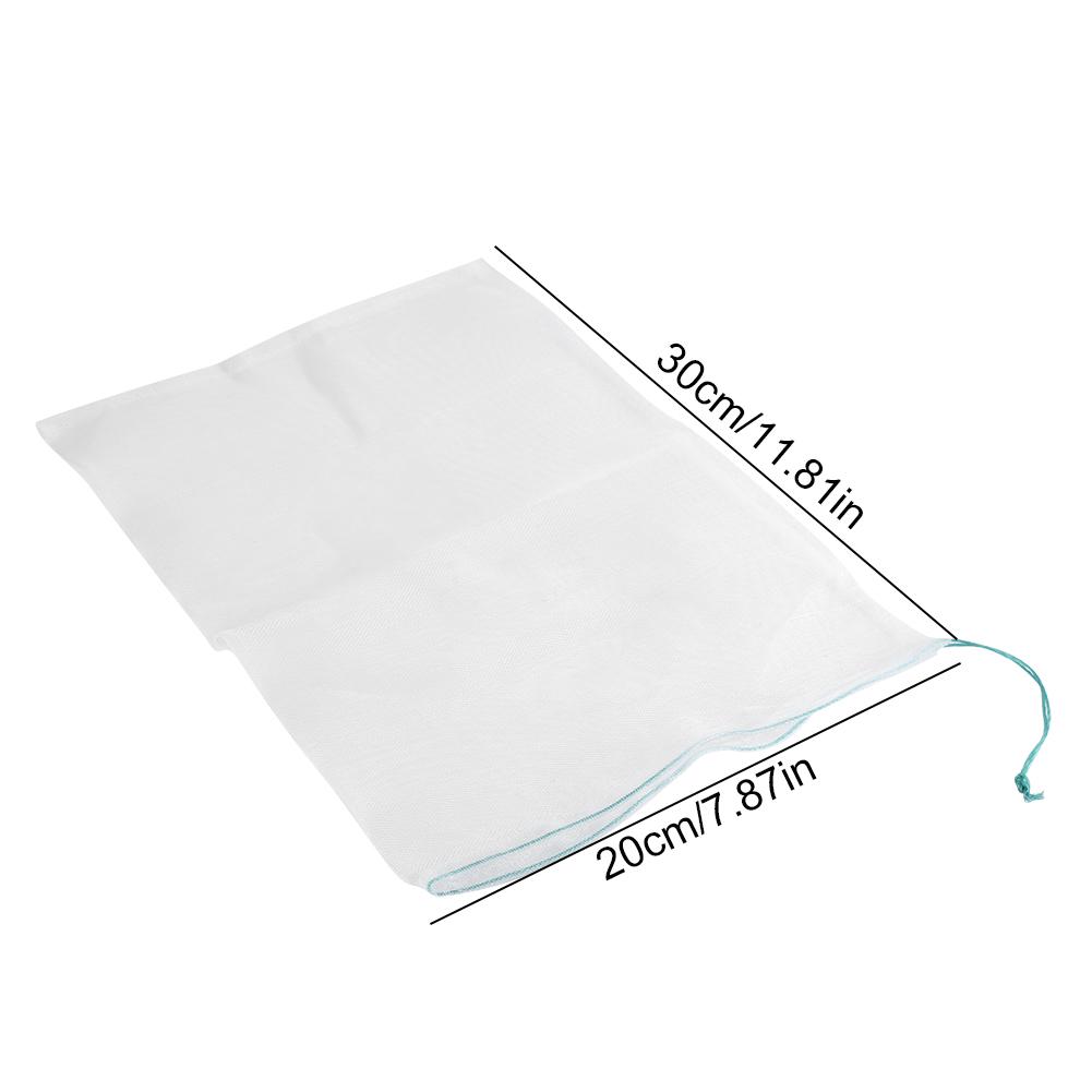 50pcs Plant Fruit   Bags Drawstring Mesh Bag Against Insect Pest Garden Tools 25*15cm