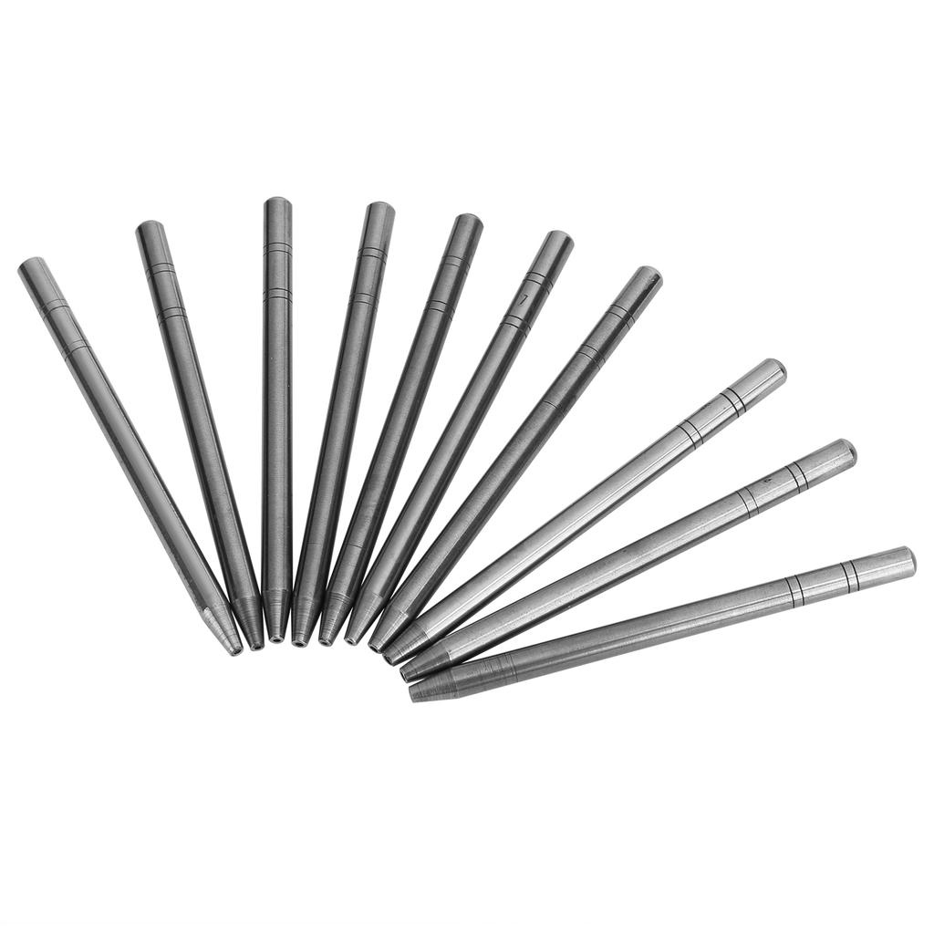 10pcs Steel Watch Hands Presser 0.6-1.5mm Setting Fitting Tool for Watchmaker Repairing Shops