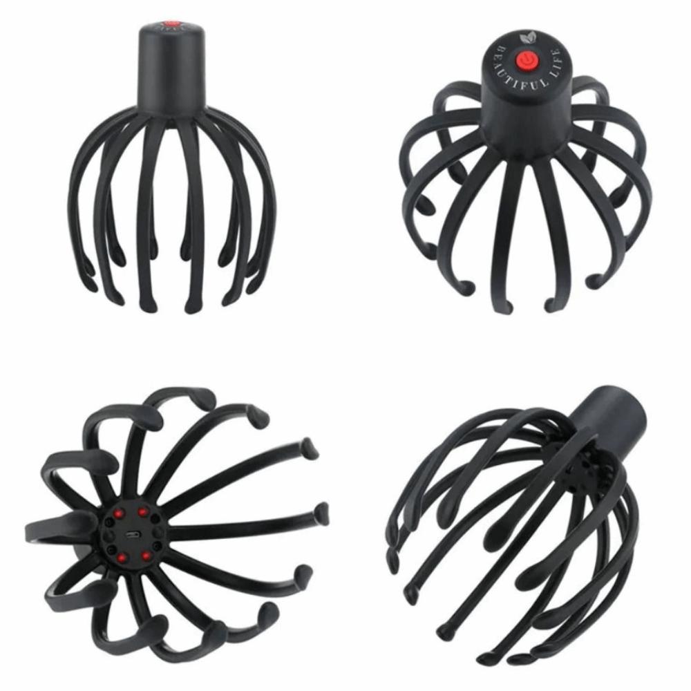 Multi-touch Electric Head Massager 3 Gears Scalp Massager Practical Head Scratcher  Improve Sleep