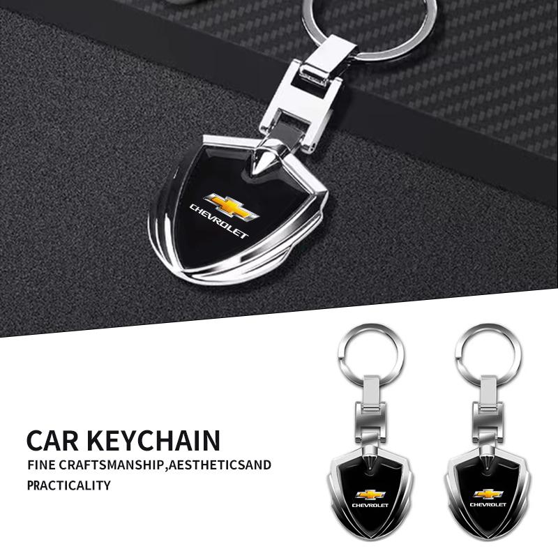 3D Metal Car Styling Keychain Key Chain Rings Pendant for Chevrolet Captiva Colorado Cruze Spark Malibu Trax Aveo Accessories