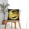Band Zz Top Kissenbezug Quadratischer Kissenbezug Neuartiger Kissenbezug für Couch Sofa Schlafzimmer